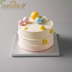 Plateau à gâteau rond et rectangulaire en carton ondulé de 4, 6, 8, 10, 12, 14 pouces – Prix de gros - Product Image 5