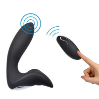Masseur de prostate électrique avec fonction de vibration anale, jouet érotique en silicone