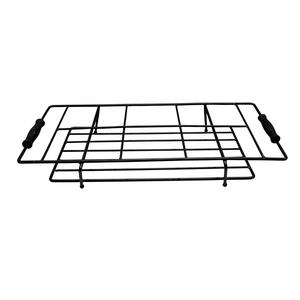 Panier de rangement de cuisine empilable en fil de fer fait à la main en fer moderne avec boucle organisateur de fruits et légumes en métal pour la maison - Product Image 5