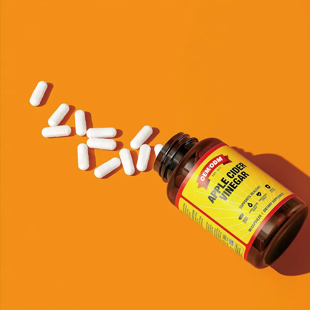 Bio-Kapseln Gewichtsverlust-Pillen-Supplements Detox-Apfelcider Essig-Kapseln