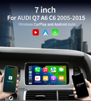 Pour Audi Q7 A6 C6 Lecteur multimédia autoradio 7 pouces Système Linux CarPlay sans fil Lecteur Android 2005-2015