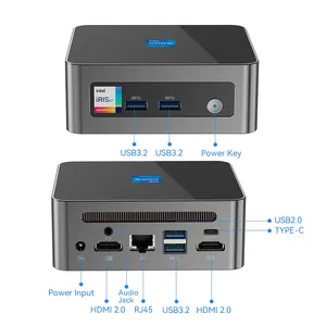 Oficina Mini PC <span class=keywords><strong>Intel</strong></span> Core <span class=keywords><strong>I7</strong></span> 1270P I9 12900HK Wifi6 BT RJ45 LAN WOL HD Tipo-C 4K Pantalla Win11 Linux Minipc Juego Computadora Gamer - Product Image 6