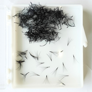 2023 Promade superventas 3D 500 ventiladores extensiones de pestañas naturales de alta calidad súper suave personalizado OEM ODM - Product Image 1