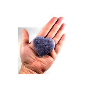 Premium Lepidolite Puffy Hearts Cristales pulidos para una curación emocional profunda Amor Pacífico Meditación Espacio Decoración Centro de mesa - Product Image 1