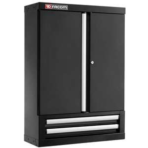 FACOM-Armario de 2 puertas y 2 cajones, negro-EAN 3662424108778 ALMACENAMIENTO DE TALLER - Product Image 1