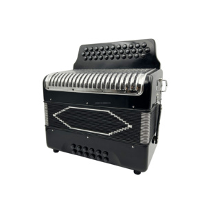SEASOUND OEM Accordéon diatonique de haute qualité à 34 boutons et 12 basses JB3412, style professionnel, instrument pour étudiants, couleur noire - Product Image 5