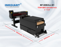 Printer DTF INKGIANT untuk Dual-head Epson I3200/I1600 Tinta Pigment Multiwarna 2400 DPI 8-12m²/jam Printer Inkjet Tekstil/Kain Baru