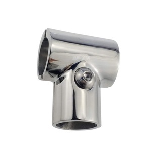 Stainless Steel Split 90 Degree Tee Connector 1 Inch Marine Hardware For <b>Yacht</b> Accessories - Product Image 1