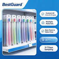 Custom Blister Packaging for Toothbrush Clear PVC Plastic Clamshell Tray