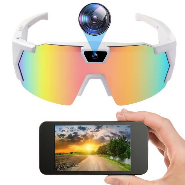 Action Sports HD Video Recording Glasses Action Audio Camera Sunglasses for Men Women Outdoor Smart Camera Glasses
