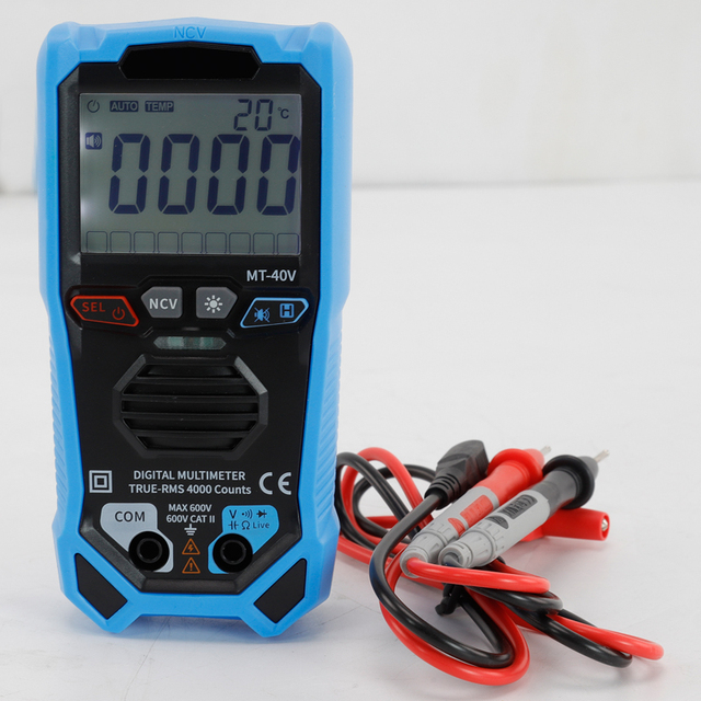 SNTOOM Digital Multimeter 600V Voice Broadcast Auto Ranging AC DC Voltage Current Resistance Tester for Electricians