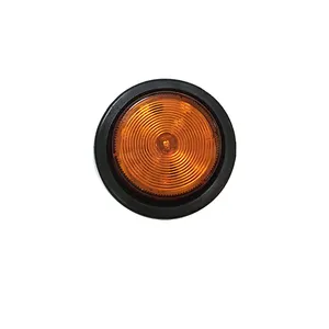 2.5 Inch Round Lights Red Amber Side Marker Tail Lamp LED Waterproof CE 12V Universal Car Accessories Lambo Door Kit Universal