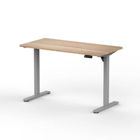Mobilier de bureau Table d'ordinateur à moteur unique, réglable en hauteur, cadre de bureau électrique