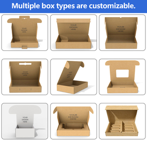 Boîte d'emballage en papier personnalisée avec logo pour Mochi, Donuts, Gaufres, Pâtisseries, Biscuits, Desserts, Gâteaux, Sushi, Puff, Crêpes, Empanadas - Vente en gros - Product Image 5