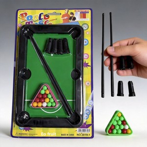 Table de billard miniature portable pour enfants, ensemble de jouets de billard, jeu interactif parent-enfant, jouet de billard - Product Image 4