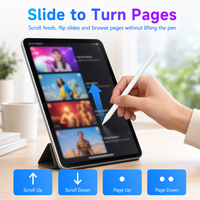 Tekeningstylus voor iPad Pro Air Mini Kantelgevoeligheid Palmafwijzing Bluetooth Trillingsfeedback Kunstenaars Ontwerpers Studenten