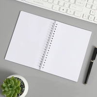Cahier A5 fileté 100 feuilles couverture en cuir PVC de luxe Logo personnalisable spirale sténographie bobine Style couverture rigide à feuilles mobiles