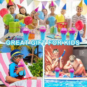 Slushy Maker Cup Magics Freeze Squeeze Ice Cup Summer Smoothies Cups Ice Cream Maker pour la maison - Product Image 5