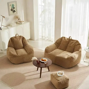 Tendencias 2026: Sofá Seccional Inflable Cuadrado Tapizado en Esponja para Apartamentos Pequeños y Salas de Estar de Villas - Product Image 1