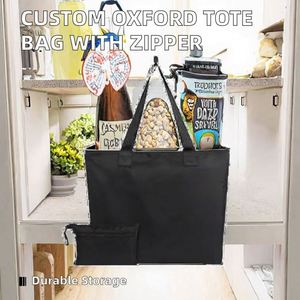 2 Bolsas de Lona Medianas con Estampado de Letras, Incluye Bolsa de Maquillaje con Cierre para Viaje, 100% Algodón, Bolsas de Compras para Estudiantes - Product Image 5