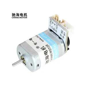 Chihai CHF-130SA-ABHL 10mm eixo Do Motor pequeno motor wth encoder DC poder acessórios ferramenta de DIY pequena fonte de energia elétrica