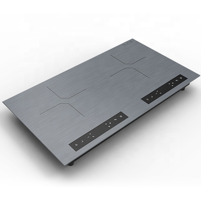 VBGK CB CE Certification Korean Vietnam Hot Selling Electric Double Induction Stove Double Induction Cooktop