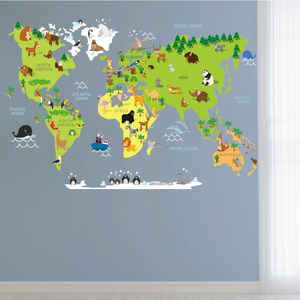 Nuevo Mapa del Mundo Educativo <span class=keywords><strong>de</strong></span> PVC Removible y Ecológico <span class=keywords><strong>para</strong></span> Habitación Infantil, Adhesivos <span class=keywords><strong>de</strong></span> <span class=keywords><strong>Pared</strong></span> con Dibujos Animados <span class=keywords><strong>de</strong></span> Animales <span class=keywords><strong>para</strong></span> Guardería y Jardín <span class=keywords><strong>de</strong></span> Niños - Product Image 3