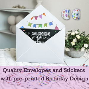 Biểu tượng tùy chỉnh in ấn Hạnh Phúc sinh nhật gấp thiệp chúc mừng số lượng lớn văn phòng kinh doanh phong bì nghệ thuật cá nhân loại giấy - Product Image 2