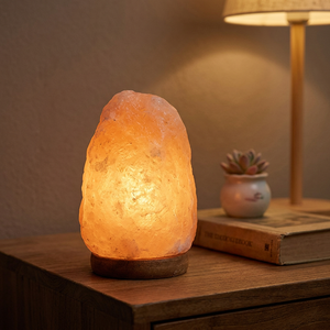 Lámpara de Sal del Himalaya Natural, Tallada a Mano, Decoración para el Hogar, Fabricada en Pakistán, Lámpara de Sal para Dormitorio, Novedad 2026, Precio Económico - Product Image 1
