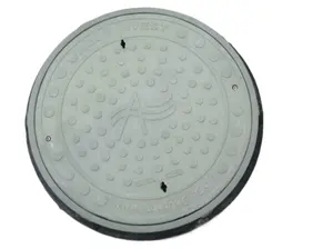 Venda imperdível tampa de bueiro de água da chuva de alta qualidade, tampa de bueiro composta redonda de FRP resistente à corrosão