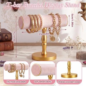 Présentoir à bijoux élégant en velours pour colliers, bracelets et bagues, idéal pour les boutiques - Product Image 3