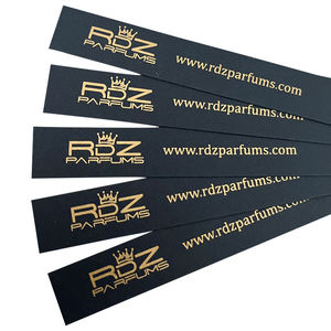 Bandes de papier buvard en feuille d'or de luxe à bas prix, motif de conception personnalisé, gaufrage, testeur de parfum, vente en gros - Product Image 3