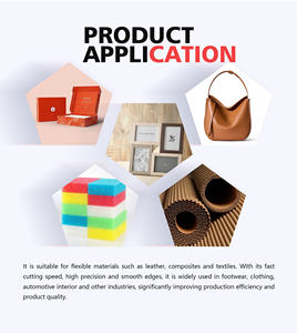 Konfeksiyon tekstil giyim döşeme için yüksek hızlı dijital CNC kumaş kesme makinesi dokunmamış perde halı ile masaüstü masa - Product Image 6