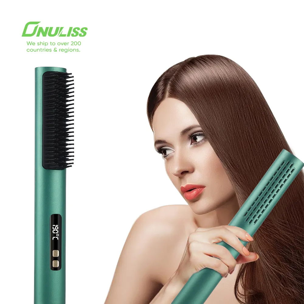 अच्छी कीमत पोर्टेबल Escova Alisador डे Cabelo Multifuncional बर्फ ठंड बाल कंघी बिजली के बाल Straightener ब्रश