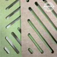 Panneau acoustique creux en fibre de polyester 9/12 mm, panneau insonorisant pour la décoration et la rénovation de bureaux avec support adhésif