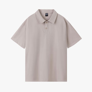 เสื้อโปโลแขนสั้นผ้าฝ้ายแท้ 260 กรัม ทรงเทรนดี้ ปกเสื้อแบบปกเชิ้ต  แฟชั่นสตรีทสไตล์  ยูนิเซ็กส์  สำหรับใส่ทำงาน - Product Image 6