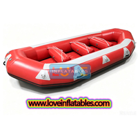Bateau de rafting gonflable de haute qualité 12 pieds 13 pieds 14 pieds 15 pieds 16 pieds, bateau en PVC pour eaux vives