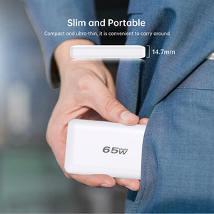 Cargador Rápido TOMMOX 65W GaN, Cargador de Pared USB Tipo C Retráctil, Venta al por Mayor de Cargadores Digitales para <span class=keywords><strong>iPhone</strong></span> y Samsung - Product Image 3