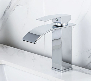 Grifo de <span class=keywords><strong>cascada</strong></span> para lavabo de pared, grifo de agua fría y caliente, grifo de bañera, grifo de ducha - Product Image 5