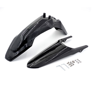 Adaptador de Defletor de Água para Motocicleta Off-road KUGOO Tuttio, Para-lamas Dianteiro e Traseiro em Fibra de Carbono para Acessórios de Motocicleta Elétrica - Product Image 5
