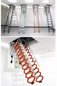 Telescopic thang kéo Loft cầu thang có thể thu vào tường cầu thang cho gác mái có thể thu vào cầu thang - Product Image 3