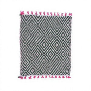 Tapis de porte en jute fait main, tapis d'entrée tissé, tapis de seuil tressé avec bords à franges pour la maison et l'hôtel - Product Image 3