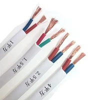 Neue 2,5mm RVVB 2-adrige elektrische Drähte/Kabel PE/PVC Dual Sauerstoff freies Kupfer Niederspannung isoliert für den Heimgebrauch