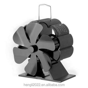 Ventilateur de poêle à bois amélioré, 12 pales, ventilateur de poêle alimenté, ventilateur de cheminée, efficacité accrue, accessoires de cheminée appropriés - Product Image 2