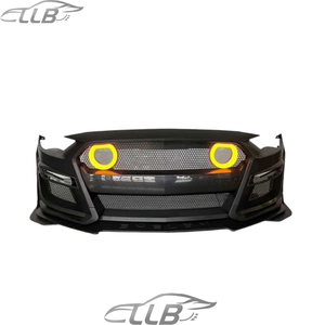 Adecuado para 15-23 Ford Mustang <span class=keywords><strong>GT500</strong></span> Barra delantera Media fibra de carbono con barra delantera ligera - Product Image 1