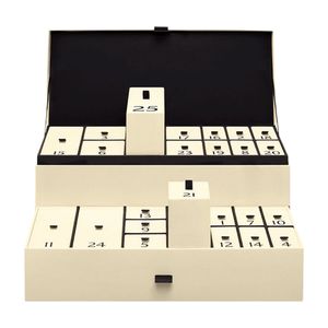 Kotak kalender kedatangan kustom hadiah kertas kardus mewah kecantikan kemasan kosmetik hitung mundur kotak kalender kedatangan Natal - Product Image 1