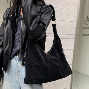 Sac à main en daim pour femme, décontracté, de haute qualité, avec logo personnalisé - Product Image 4