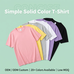 T-shirt en <span class=keywords><strong>coton</strong></span> peigné double fil 40S Arrive Guide – Qualité supérieure, couleur unie, manches courtes, idéal pour personnalisation de logo - Product Image 3