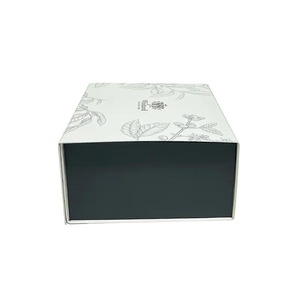 Environmentally friendly grey tea <b>box</b> packaging, printed magnetic <b>box</b>, foldable tea paper <b>gift</b> <b>box</b>, customizable - Product Image 4