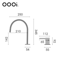 Robinet mitigeur de lavabo d'évier de cuisine à poignée unique avec pulvérisateur rétractable Vente chaude